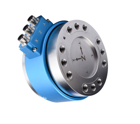 Transductor multi del esfuerzo de torsión de la fuerza de Fx Fy 20kN Fz 100kN del sensor de la fuerza de AXIS para el espacio aéreo