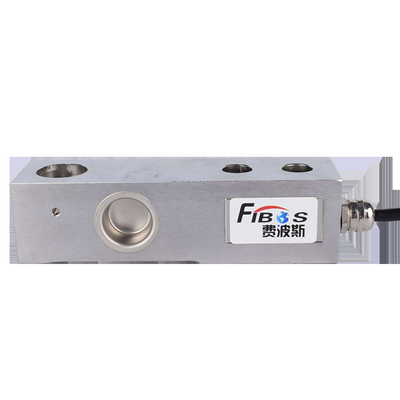 Celda de carga de viga de corte de 0,22 -4,4 t con orificios roscados Sensor de fuerza de pesaje de acero inoxidable