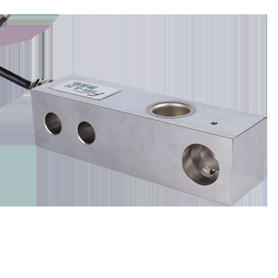 Celda de carga de viga de corte de 0,22 -4,4 t con orificios roscados Sensor de fuerza de pesaje de acero inoxidable