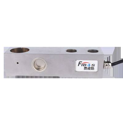 Celda de carga de viga de corte de 0,22 -4,4 t con orificios roscados Sensor de fuerza de pesaje de acero inoxidable