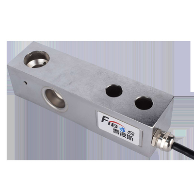 Celda de carga de viga de corte de 0,22 -4,4 t con orificios roscados Sensor de fuerza de pesaje de acero inoxidable