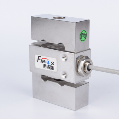 tipo S del acero inoxidable de la célula de carga del haz de 50-5000kg S transduce el sensor de tensión del acero de aleación
