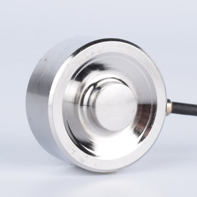 célula de carga miniatura 10kn de la célula de carga del botón de 1.5mv/V 50n 0,1%