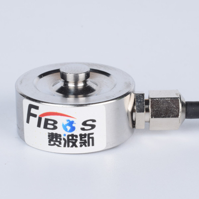 célula de carga miniatura 10kn de la célula de carga del botón de 1.5mv/V 50n 0,1%