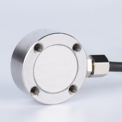 célula de carga miniatura 10kn de la célula de carga del botón de 1.5mv/V 50n 0,1%