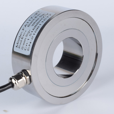 célula de carga de acero inoxidable de 10-200kn Ring Force Sensor 1.5mv/V