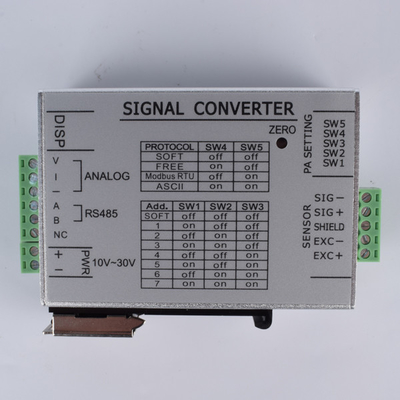 6 amplificador de la célula de carga de Mv/V IP64 amplificador del sensor de la presión de 350 ohmios